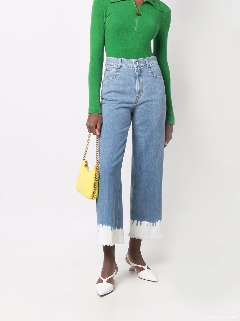 Affordable cropped high-rise Women McCartney Stella jeans 0813